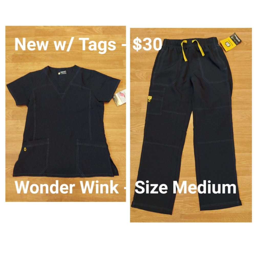 Wonderwink Women's Scrubs size Medium Navy